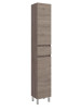 Mobile colonna in legno a 2 ante 1 cassetto dim. 300x240x1820h mm. mod. Infinity col. Rovere Eternity
