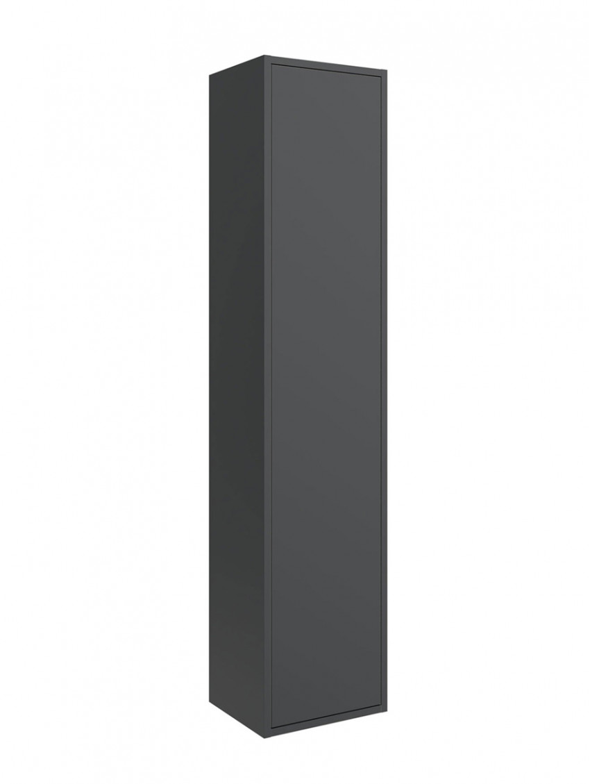 Mobile colonna 1 anta 300x240x1400h mm. mod. Optimus col. Nero Opaco