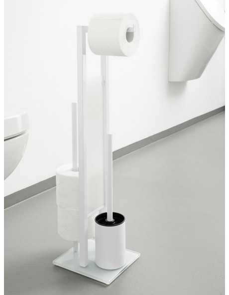 Trade Shop - Porta Rotolo Carta Igienica Wc Toilette Supporto Bagno Dorato Oro Asta Dgo 118 85912140