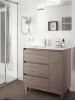 Mobile bagno moderno in legno cm 85 Arenys Rovere Eternity