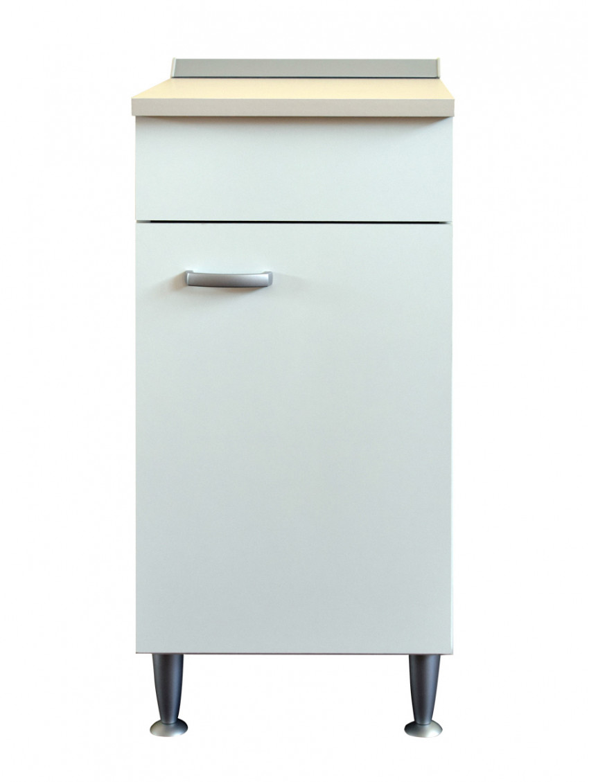 Base 1 anta dx Bianco cm L40xP50xH84 serie Basic