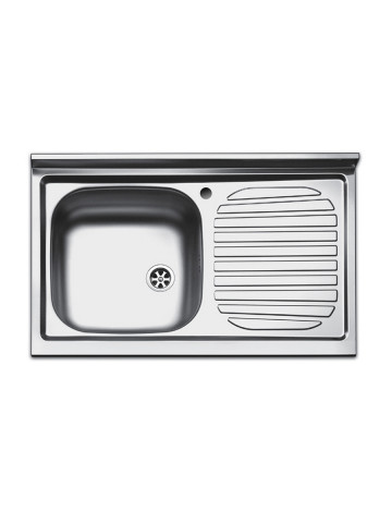 Mobile cucina completo cassetti Dx cm 80 x 50 Basic Bianco