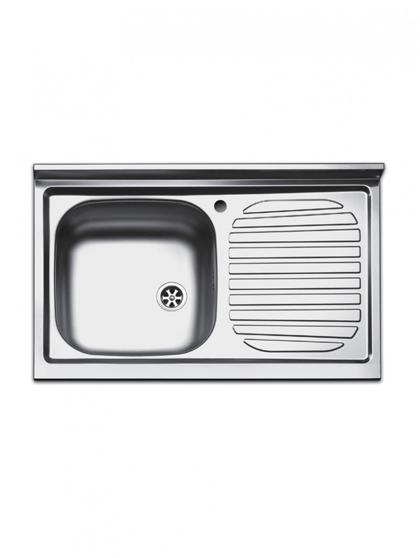 Pensile Cucina Basic 1 Anta - L 40 X P 33,6 X H 60 Cm, Bianco Lucido, Apertura DX O SX, Made In Italy
