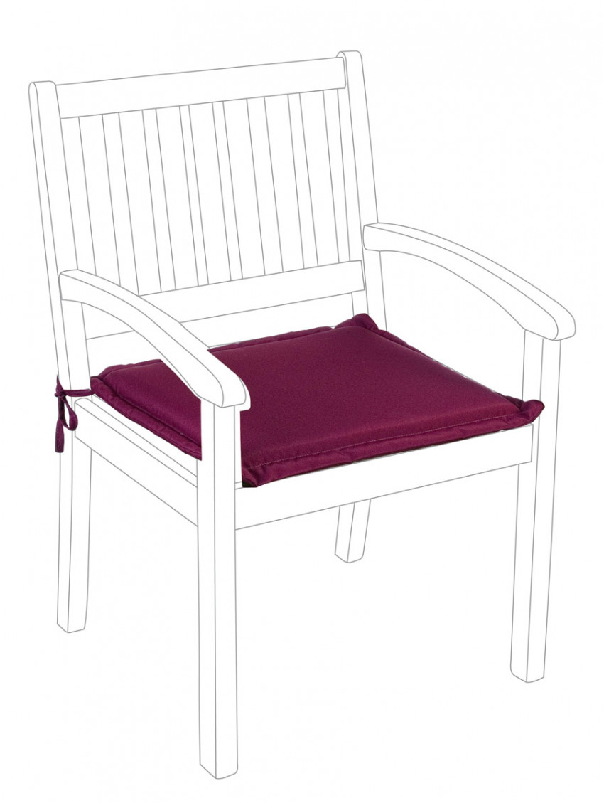 Cuscino poltrona in poliestere gr. 180/mq Poly180 Bordeaux