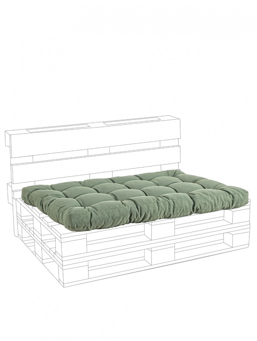 Cuscino seduta per pallet in poliestere gr. 230/mq Poly230 Cactus
