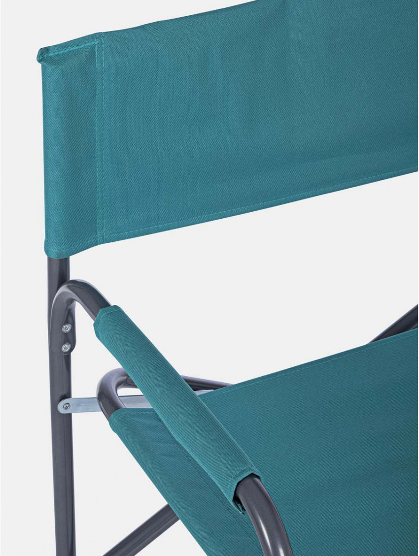 Sedia Regista Pieghevole Blu - Alluminio E Poliestere 600D, 47x57x78 Cm - Per Giardino, Terrazza, Esterno - Foto 12