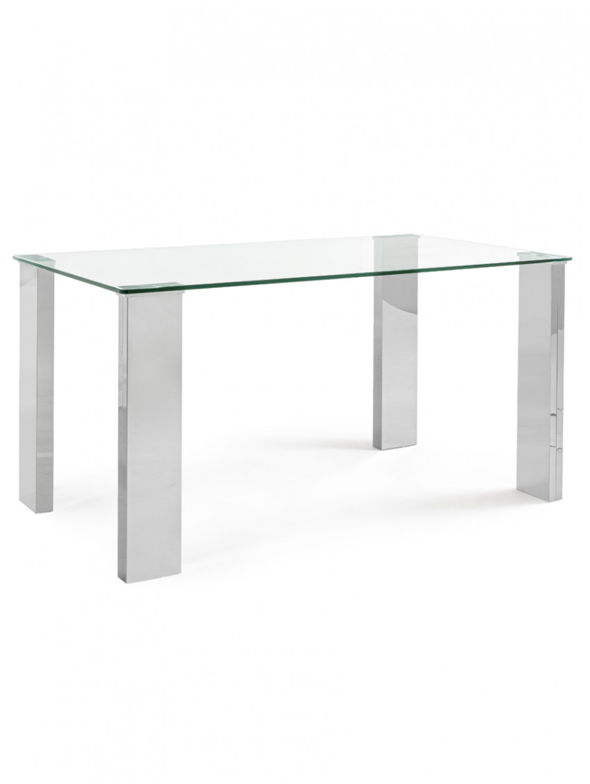 Tavolo top in vetro 12 mm 140x80 cm NEW ARLEY