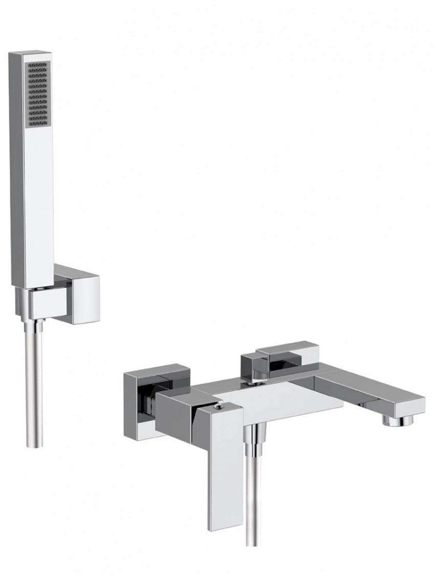 Miscelatore esterno vasca con shower set mod. Quablo