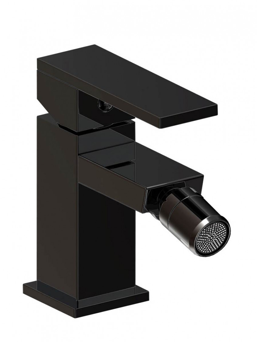 Miscelatore bidet piletta click clack Quablo Nero