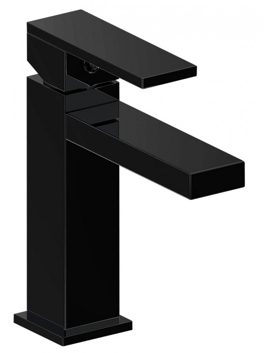 Miscelatore lavabo piletta click clack QUABLO Nero