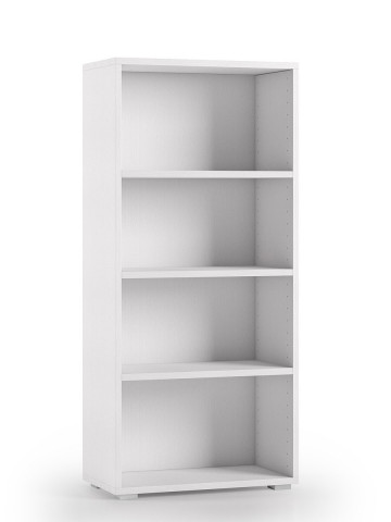 Libreria 4 vani texture 3d L60xP30xH130 cm CONTEMPORARY Bianco