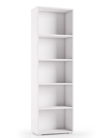 Libreria 5 vani texture 3d L60xP30xH195 cm CONTEMPORARY Bianco