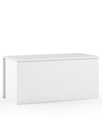 Panca baule texture 3d contenitore L90xP45xH45 cm HALLWAY Bianco