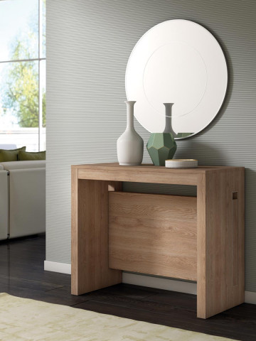 Tavolo consolle estensibile L44/186xP90xH76 cm EXTEND90 Rovere pembroke