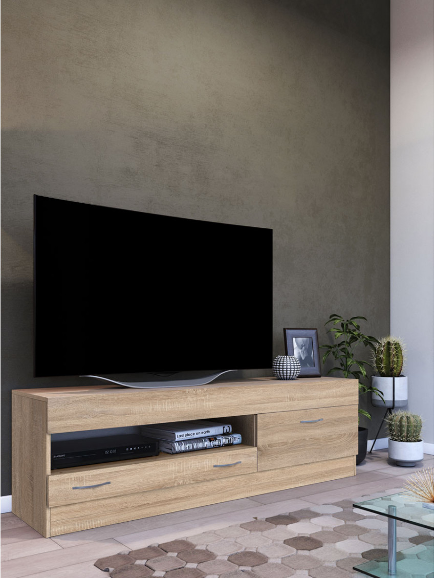 Mobile porta tv L150 x P40 x H45  ZENAS Rovere natural