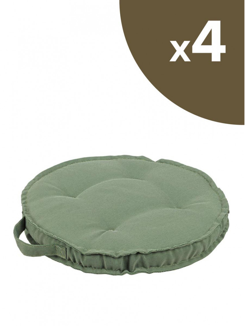 4 Cuscini tondi da appoggio poliestere gr. 230/mq Poly230 Cactus