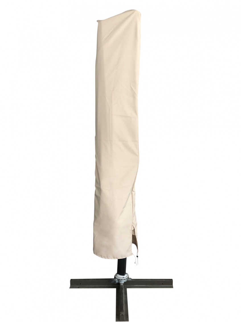 Custodia per ombrellone decentrato 3X3 mt. GARDA col. Beige