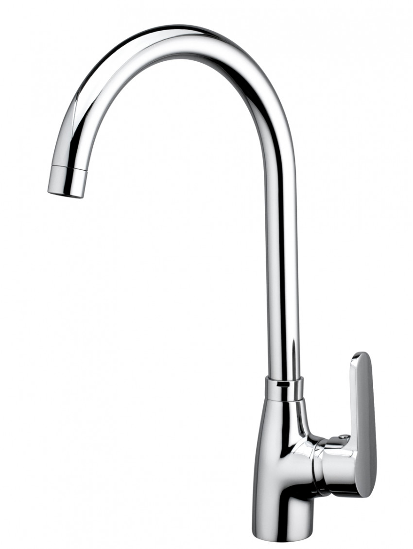 Miscelatore lavello canna alta orientabile Keller Taps WINTER cromo