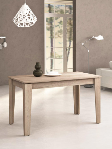 Tavolo rettangolare allungabile in legno 110/150x70 cm URANO Rovere Gordon 4