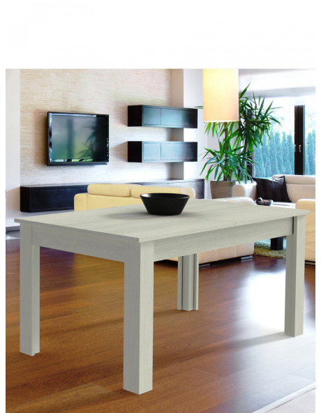 Tavolo rettangolare allungabile in legno 160/320x90 cm ZEFIRO Olmo
