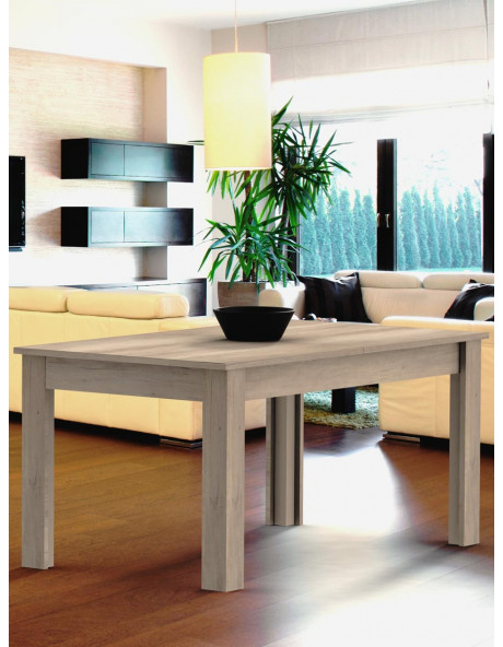 Tavolo rettangolare allungabile in legno 160/320x90 cm ZEFIRO Rovere Gordon 4 Tavolo rettangolare allungabile in legno 160/320x90 cm ZEFIRO Rovere Gordon 4