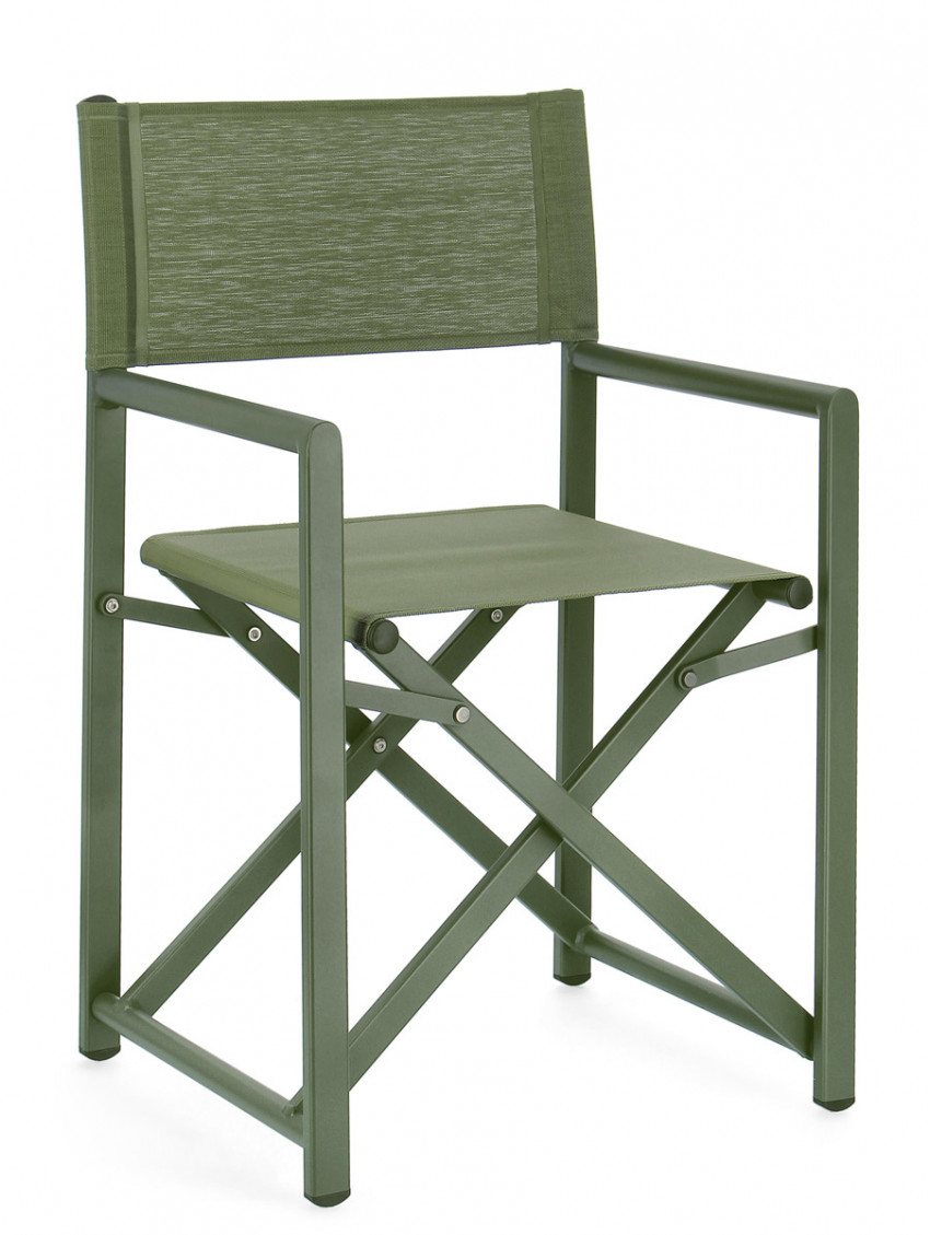 Sedia regista per esterni in alluminio e textilene TAYLOR Herb