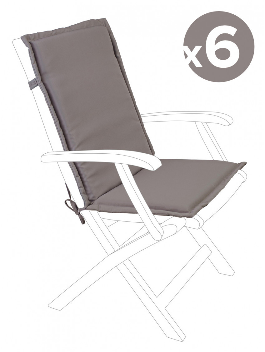 Cuscino per poltrona e schienale poliestere gr. 180/mq Poly180 Choco
