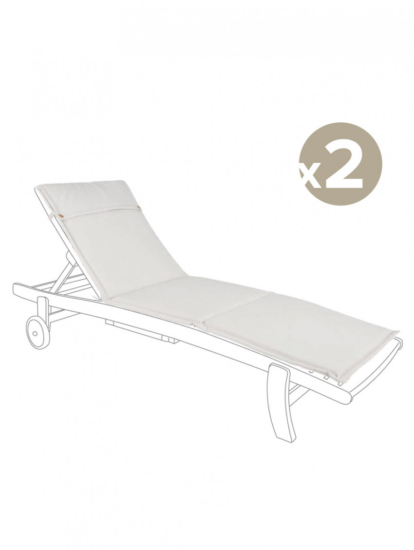 Cuscino per lettino in poliestere gr. 180/mq Poly180 colore Naturale