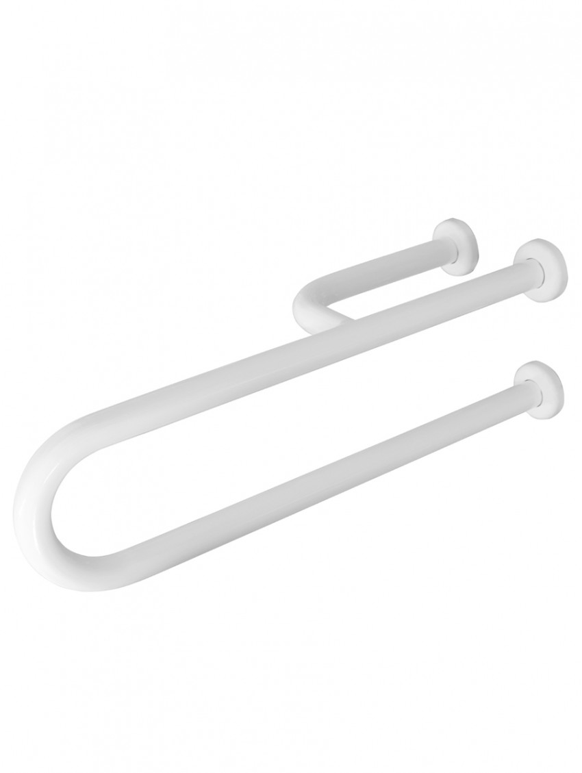 Barra sostegno cm 60 bagno diversamente abili con rinforzo sx AMICO Bianco