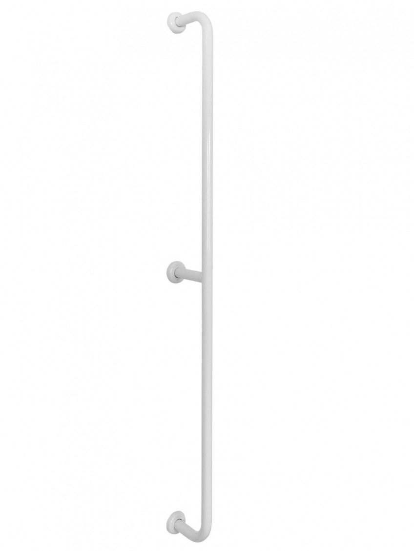 Corrimano verticale fissaggio muro diversamente abili cm 160 AMICO Bianco