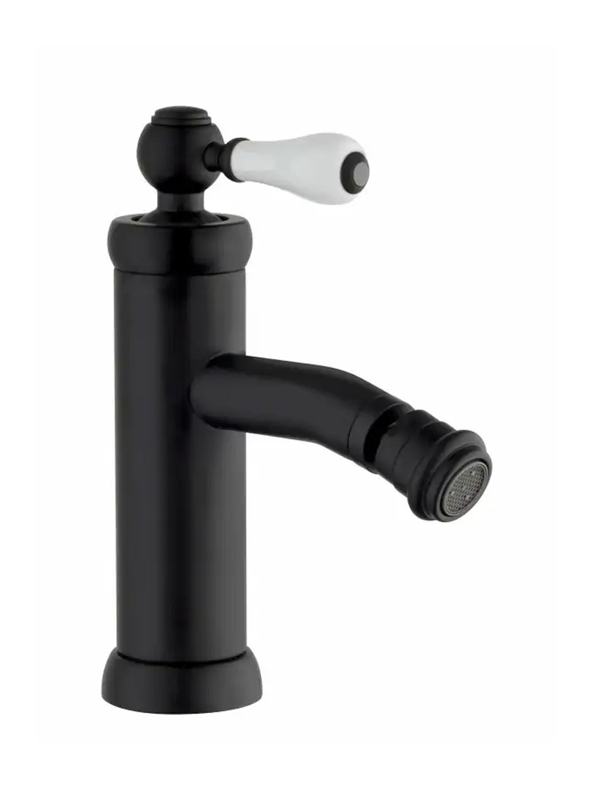 Set di miscelatori da bagno lavabo e bidet di colore nero Square