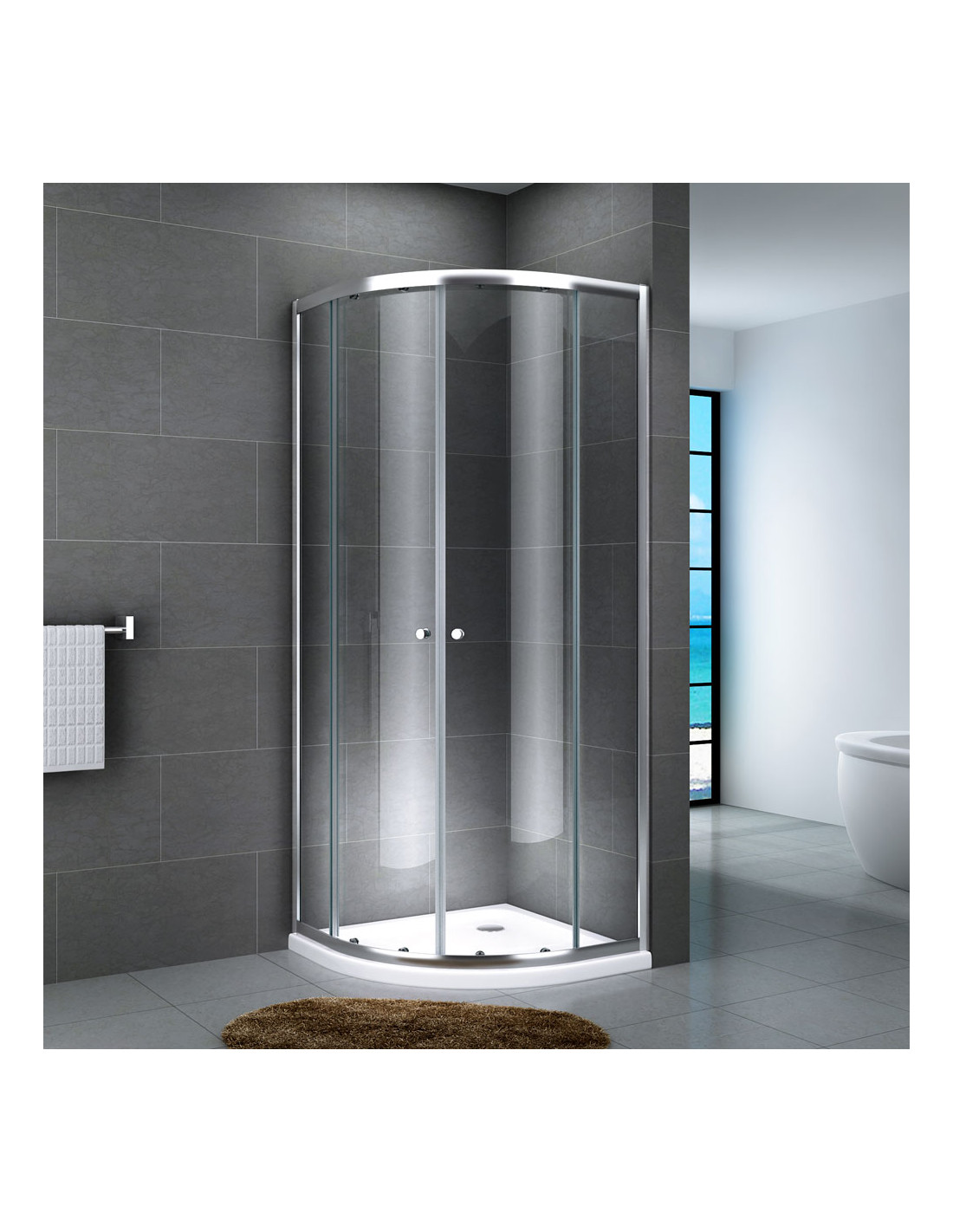 SMART - Box doccia curvo...