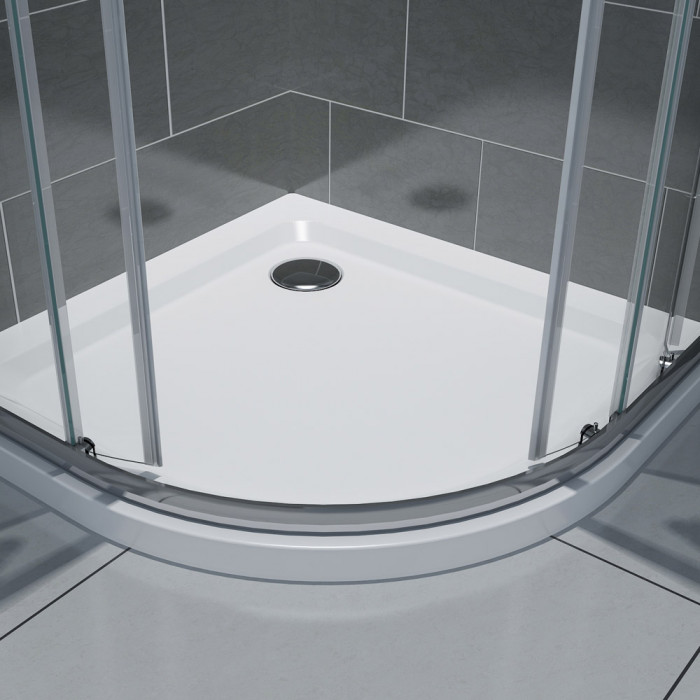 SMART - Box doccia curvo trasparente cristallo 6mm H190cm