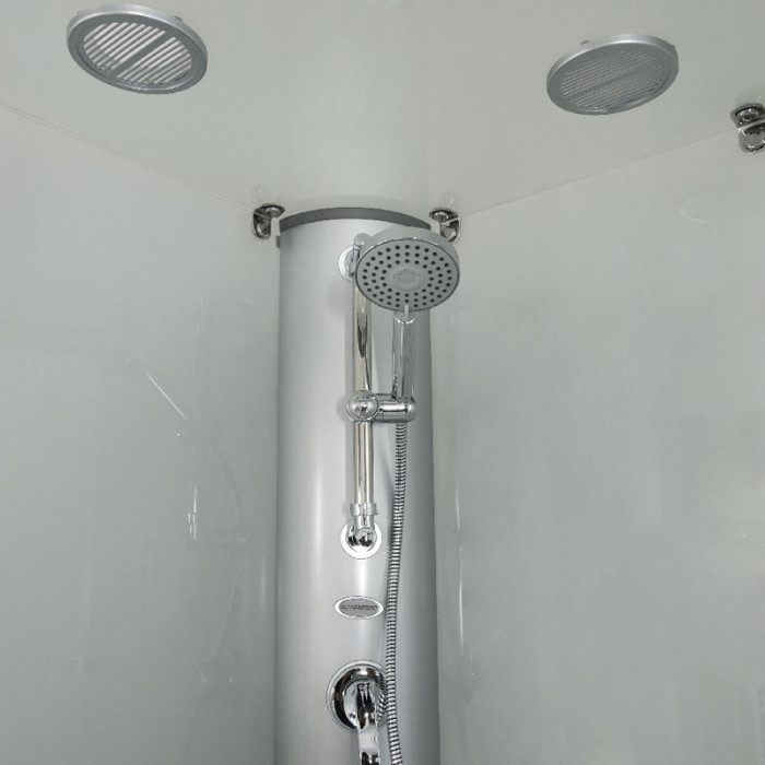 GLASS - Box doccia idromassaggio curvo cristallo 6mm