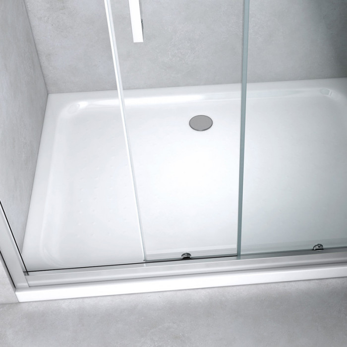 EXTRA - Porta doccia trasparente anta scorrevole cristallo 6mm