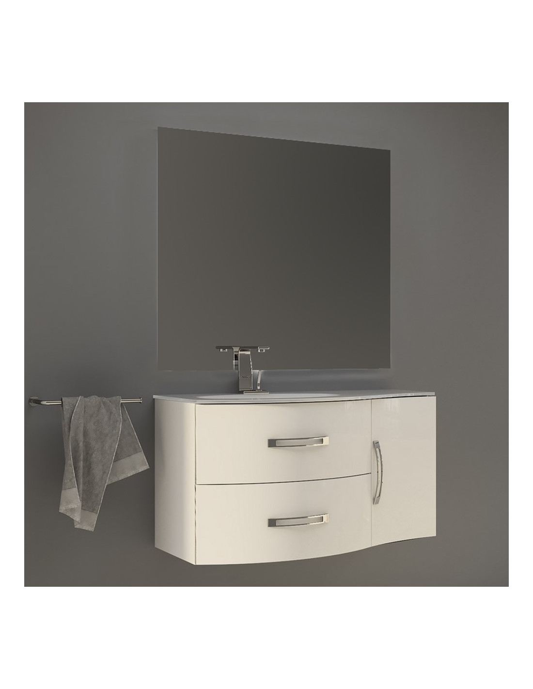 Mobile bagno sospeso vasca...