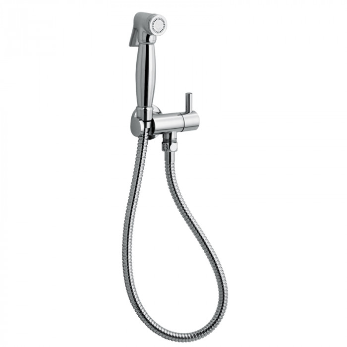 SALOMÈ SPHERA - Idroscopino tondo doccia rubinetto e flessibile cm 120 Cromo