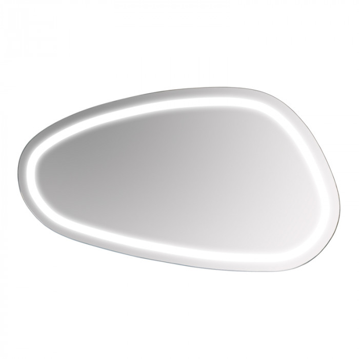 REVOL 84 - Specchio bagno con luce led cm L80xH45 Touch Design