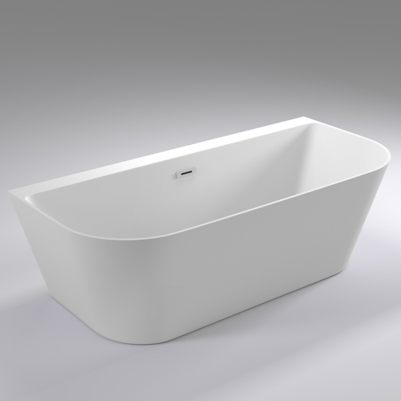 Vasca da bagno freestanding in acrilico 180x80 h 75 mod. Clivia bianco  lucido - Vendita Online ItaliaBoxDoccia