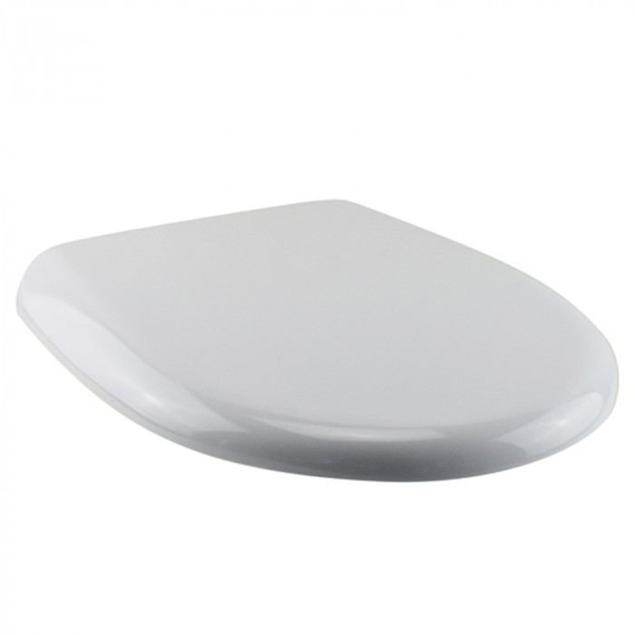 FULL 56 - Copriwater ceramica AZZURRA sedile wc in termoindurente cm 45,75x37,3 Bianco