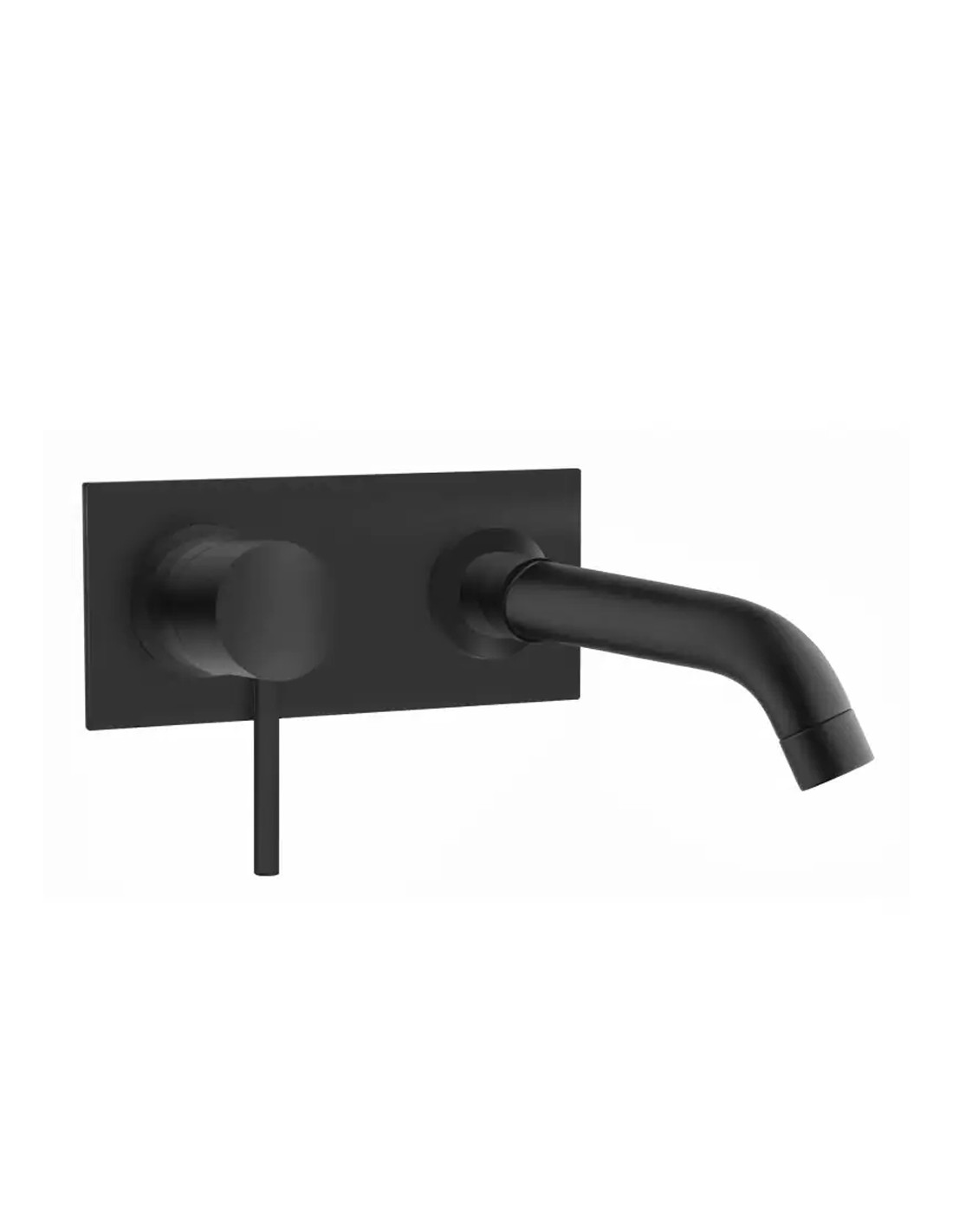 PIRALLA 5111 ESSENZA Grifo Lavabo Monomando Negro Mate — Bañoidea