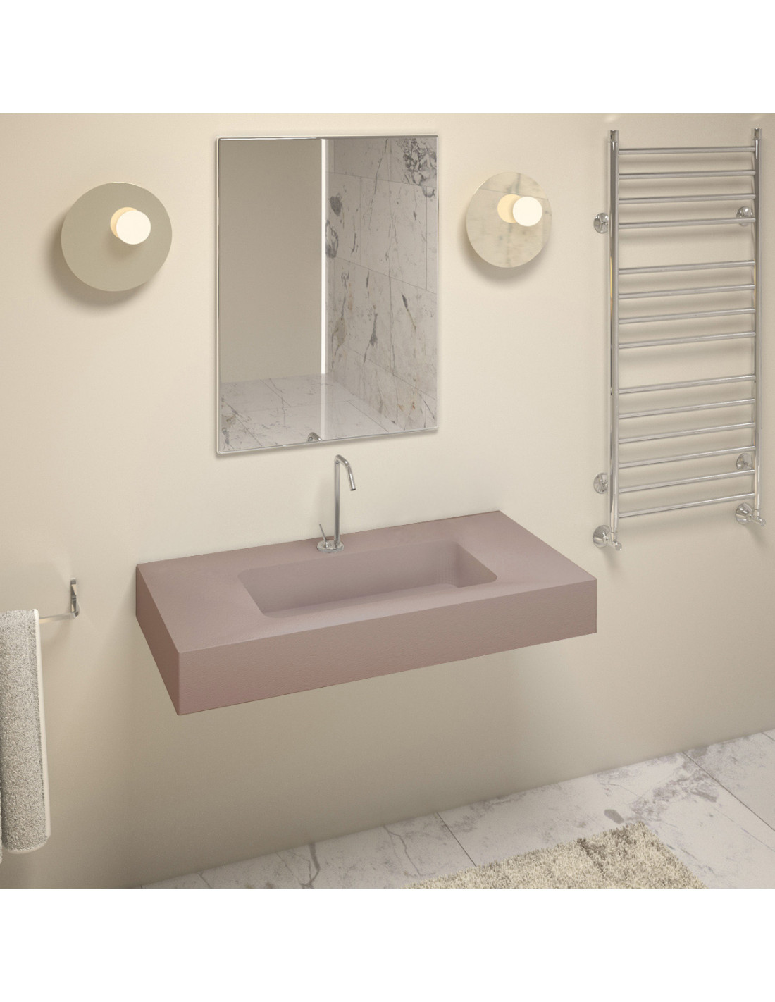 HEAVY - Top lavabo sospeso...