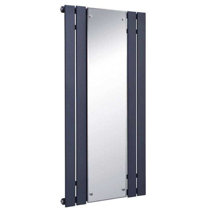 REFLEX - Termoarredo design con specchio termosifone Antracite