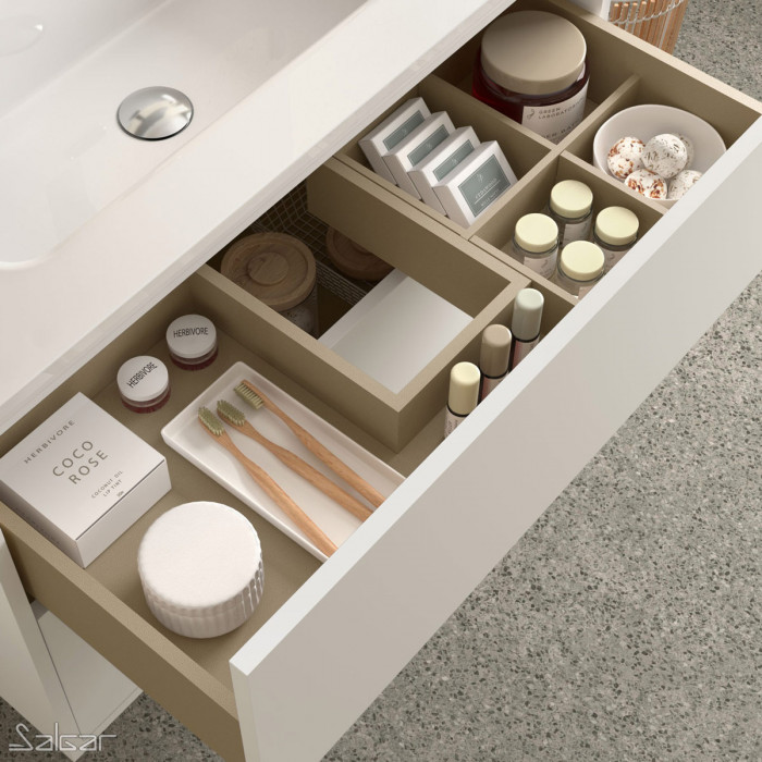 Mobile bagno sospeso apertura push cm. 60 phil bianco