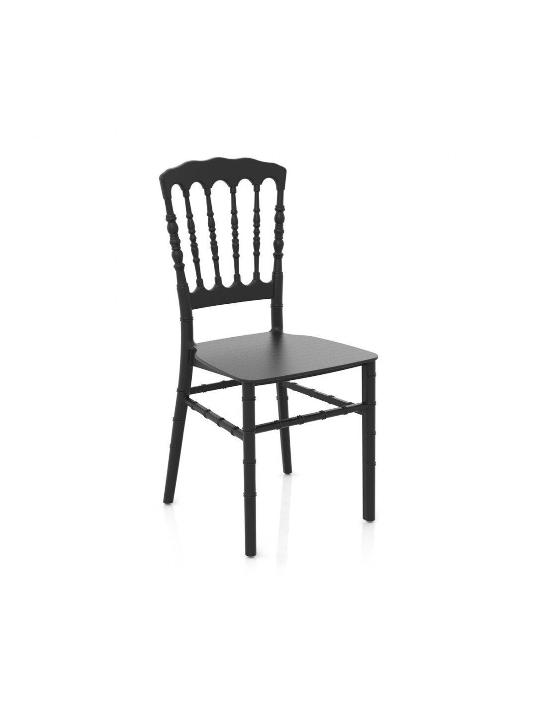 sedia divina nero grafite in polipropilene fiber glass made in italy catas