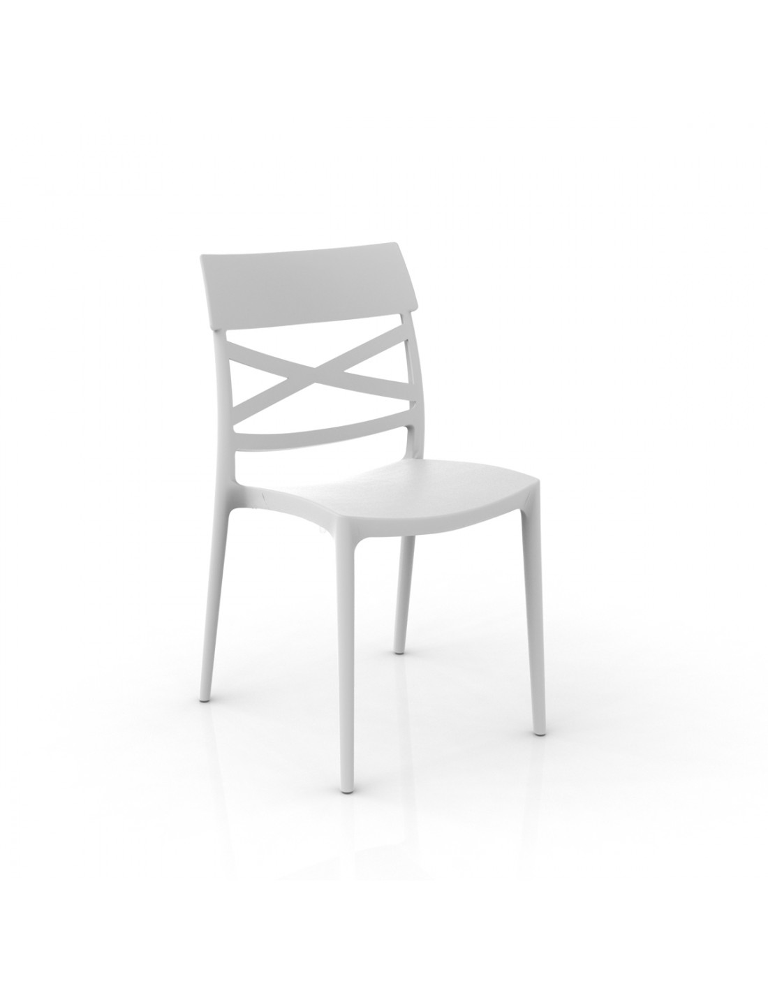 sedia folk bianco casa contract in polipropilene fiber glass made in italy catas