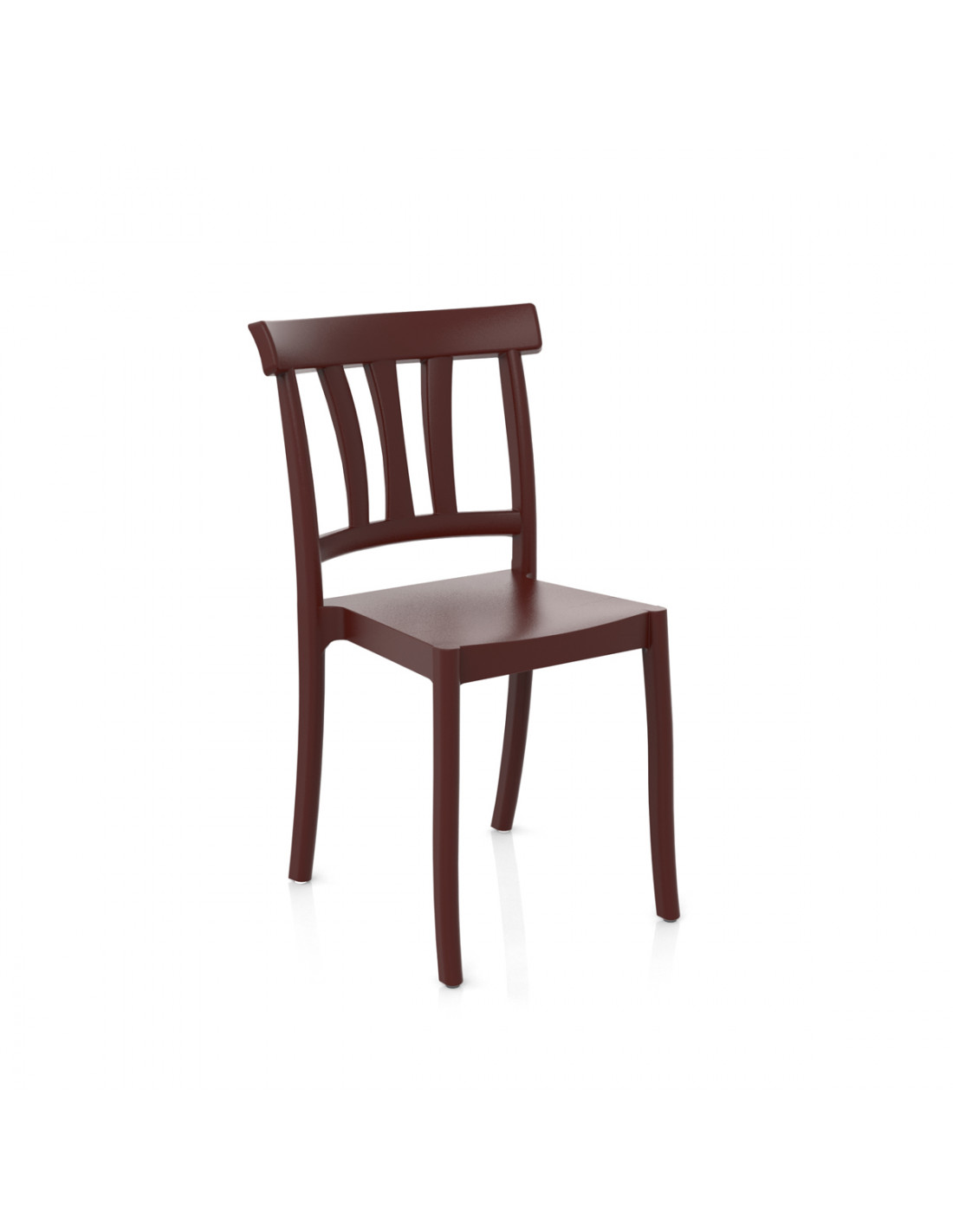 sedia peach bronzo rustico casa contract in polipropilene fiber glass made in italy catas