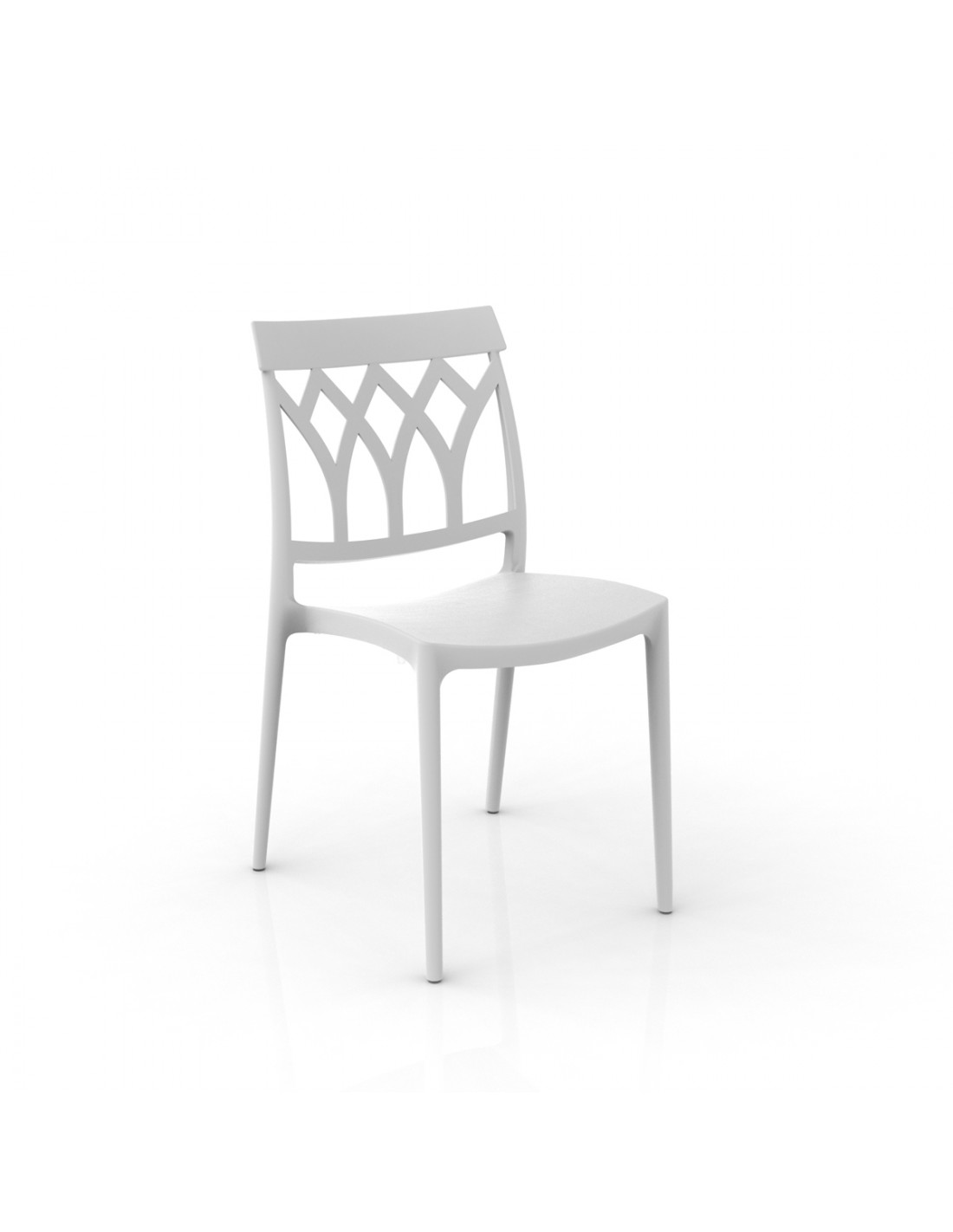 sedia queen bianco casa giardino contract in polipropilene fiber glass made in italy catas