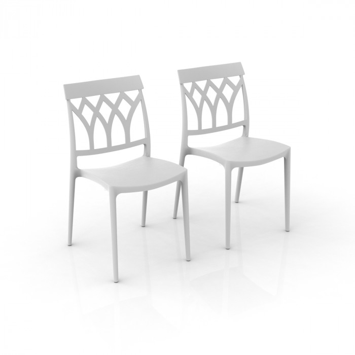 sedia queen bianco casa giardino contract in polipropilene fiber glass made in italy catas