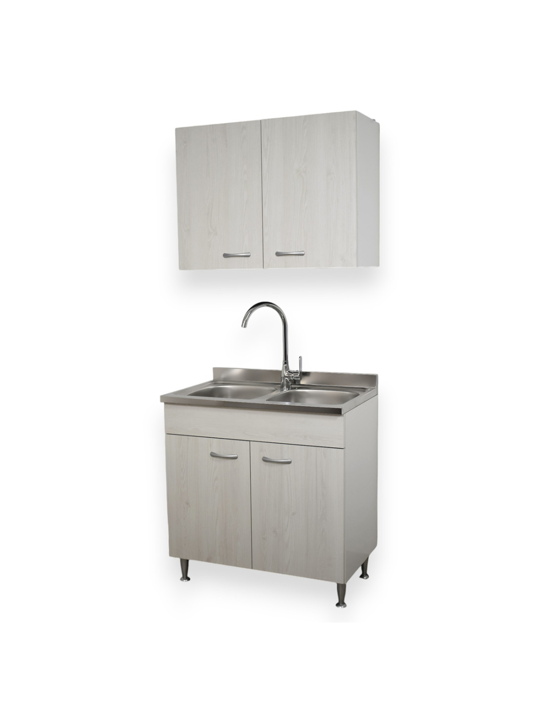 basic-mobile-cucina-80-cm-2-ante-lavello-2-vasche-scolapiatti-frassino-moire